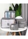 6 Piece Outdoor Traveling Household Clothing Storage Bag Set (Grey)