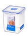 LocknLock-HPL822B, Airtight Tall Food Storage Container, 88 oz, Square, Clear Blue