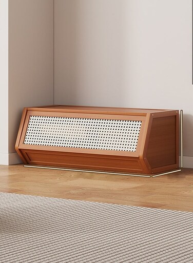Floor Storage Rack Household Multi-functional Brown 69*38*31cm