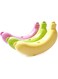 Banana Protector Case, 3 PCS Banana Case Lunch Box Protector Container Holder Carrier Storage 3 Colours Yellow Green Pink Banana Protector Case Carrier for Camping Work School Use Novelty Banana Guard