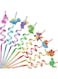 U-HOOME Reusable Twisty Drinking Straws，8PCS Plastic Crazy Drinking Straws Dinosaur Straws Kids Birthday Party Supplies Colorful Dinosaur Plastic Straws for Family Kids or Party Use, 790AP