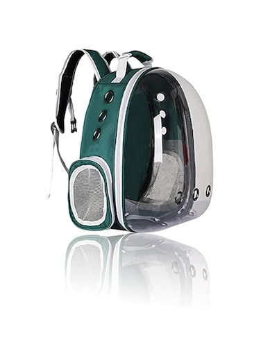 Sweet seven Green Portable Pet Carrier - Stylish Double Shoulder Bag for Outdoor Adventures with Breathable Design Outdoor Handbag for Dogs and Cats