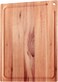 Rectangular Wood Cutting Board with Natural Finish