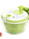 Large Salad Spinner 5QT &acirc;&euro;&ldquo; BPA-Free Manual Lettuce Dryer &amp; Vegetable Washer with Quick Dry Design, Easy Spin for Tastier Salads, Green