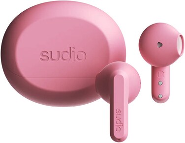 Sudio A3 True Wireless Earbuds &ndash; Pink