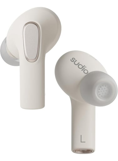 Sudio E3 Wireless Earbuds with Splash Proof&ndash; White