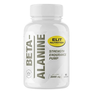 Elit Nutrition, Beta-Alanine 60 caps , Not Flavored, 60 Capsules