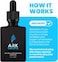 Ark Drops Official Of Sweden, Natural Performance Boosting Liquid Oxygen Drops, Supports Muscle Recovery, Brain Function and Provides A Gain In Power, Vitamins C &amp; E, Breath With Ark, 60 Doses