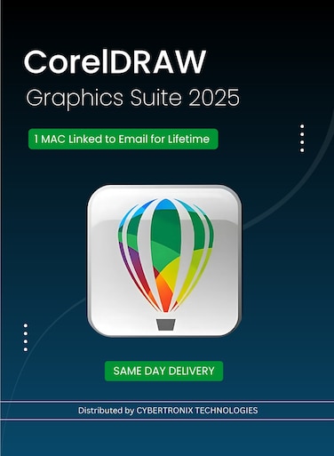 CorelDRAW Graphics Suite 2025   1 MAC Linked to Email for Lifetime   Digital License   Same Day Delivery