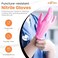 Zalcoon Nitrile Exam Gloves Disposable Latex Free Powder Free Chemical Resistance Disposable Gloves For Medical, Home, Cleaning, Food, Food Safe And Non-Sterile (5 Pack X 100 Pieces) - Medium