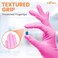 Zalcoon Nitrile Exam Gloves Disposable Latex Free Powder Free Chemical Resistance Disposable Gloves For Medical, Home, Cleaning, Food, Food Safe And Non-Sterile (5 Pack X 100 Pieces) - Medium