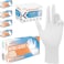 Zalcoon Nitrile Exam Gloves Disposable Latex Free Powder Free Chemical Resistance Disposable Gloves For Medical, Home, Cleaning, Food, Food Safe And Non-Sterile (5 Pack X 100 Pieces) - Extra Small