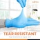 ZALCOON Disposable Gloves Nitrile Exam Gloves BLUE Powder-Free Non-Sterile Food Safe Cleaning Gloves, Small (2 Pack x 100 Pieces)