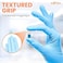 ZALCOON Disposable Gloves Nitrile Exam Gloves BLUE Powder-Free Non-Sterile Food Safe Cleaning Gloves, Small (2 Pack x 100 Pieces)