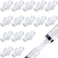 Luer Lock Syringe-to-Syringe Connector - Female to Female Adapter for Liquid Transfer, Transparent Plastic (Pack of 100)