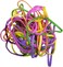 XL Multi Color Bands for Heavy Use UV Resistant, Durable, Thick 40-Pack Size 64