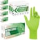 ZALCOON Disposable Gloves Nitrile Exam Gloves GREEN Powder-Free Non-Sterile Food Safe Cleaning Gloves, Extra Small  Case of 500 (5 Pack x 100 Pieces)