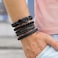 Men&rsquo;s Bracelet: Set &ndash; 4 Layered Styles