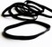 Heavy Duty Black Rubber Bands XL Size 64 UV Resistant 40 Count