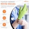 ZALCOON Disposable Gloves Nitrile Exam Gloves GREEN Powder-Free Non-Sterile Food Safe Cleaning Gloves, Extra Small (2 Pack x 100 Pieces)
