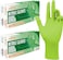 ZALCOON Disposable Gloves Nitrile Exam Gloves GREEN Powder-Free Non-Sterile Food Safe Cleaning Gloves, Extra Small (2 Pack x 100 Pieces)