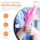 Zalcoon Nitrile Exam Gloves Disposable Latex Free Powder Free Chemical Resistance Disposable Gloves For Medical, Home, Cleaning, Food, Food Safe And Non-Sterile (5 Pack X 100 Pieces) - Small