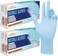 ZALCOON Disposable Gloves Nitrile Exam Gloves BLUE Powder-Free Non-Sterile Food Safe Cleaning Gloves, Extra Large (2 Pack x 100 Pieces)