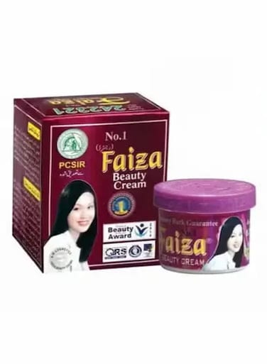 Faiza Beauty Pakistani Cream, Original Faiza whitening cream, for Skin Brightening &amp; Dark Spot Removal - 50g   Advanced Formula for Face Glow, Acne Marks &amp; Even Skin Tone