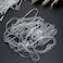Heavy Duty Rubber Bands, XL Large 0.6 x 8.9 cm, UV Resistant, 90 Count, Transparent