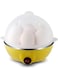Electric Egg Cooker Boiler Maker - 7 Egg Capacity, Soft, Medium or Hard Boil, Noise-Free Technology, Auto Shut Off - White, Includes Egg Slicer - Fast &amp; Easy Cooking, Ideal for Breakfast