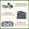 Raised dog bowl with Durable PP material, 2 Stainless steel food bowls, Non-slip bottom, and Detachable legs, Ergonomic pet feeding station for medium to large dogs, 51 cm (Grey)