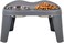 Raised dog bowl with Durable PP material, 2 Stainless steel food bowls, Non-slip bottom, and Detachable legs, Ergonomic pet feeding station for medium to large dogs, 51 cm (Grey)