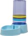 Pet water dispenser station, Automatic pet water dispenser with Transparent water tank, Gravity design, and Anti-slip bottom, Ideal for Cats &amp; Dogs, Easy to assemble, 42 cm (Blue)