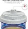 Pet water dispenser station, Automatic pet water dispenser with Transparent water tank, Gravity design, and Anti-slip bottom, Ideal for Cats &amp; Dogs, Easy to assemble, 42 cm (Grey)