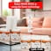 6Pcs Roll Tissue papers for Home living room, Dining room, Bathroom, and Office, Thickened pure raw wood pulp facial tissue with  2-ply and Super absorbent design, 1 Pack Dust-free, 53 cm (White)