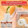 6Pcs Roll Tissue papers for Home living room, Dining room, Bathroom, and Office, Thickened pure raw wood pulp facial tissue with  2-ply and Super absorbent design, 1 Pack Dust-free, 53 cm (White)