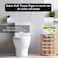 6Pcs Roll Tissue papers with Virgin pulp and Embossed design, Natural wood pulp soft toilet paper for Home, Living room, and Bathroom, 1-Pack Dust-free toilet paper, 53 cm (White)
