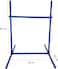 4Pcs Dog agility training equipment kit for Skill improvement &amp; Physical exercise, Adjustable height jump bar with Durable ABS Material and Carring bag, Ideal for outdoor use (Blue)