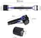 Ergonomic dog poop scooper with Durable ABS Material, Steel springs, Comfortable handle, and Serrated jaw, Easy to clean plastic pet waste pickup tool for Indoor &amp; Outdoor use, 80 cm (Blue)