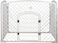 Pet playpen for Medium to Large dogs, Durable plastic construction dog playpen with Lockable door, 4 Panels, and Foldable design, Ideal for indoor/outdoor use, Easy assembly, 101 cm (White)