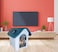 Dog house with Roof design, Ventilation holes, Lockable door, Elevated floor, and Weather-resistant material, Durable plastic pet shelter for small to medium dogs, Easy assembly, 66 cm (Blue)