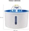 1.6L Automatic pet water fountain for cats and small dogs, USB-Powered Cat water fountain with Water level window, Filtration system, and Ultra quiet water fountain, Easy to clean, 16 cm (Blue)