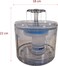 USB-Powered pet water fountain, Automatic cat and dog drinking dispenser with Adjustable water flow, Transparent water tank, Filtration system, and Ultra-quiet water pump 2.5L (22 cm)