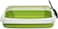 Large cat litter pan with Ventilated Design, Enclosed, Durable plastic and Easy to clean, 59 cm Cat Toilet with Removable, Litter Scoop, Top entry, Odor resistant and Raised Rim, Splash-proof (Green)