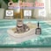 Cat Litter Pan for Small to Medium Cats, Durable plastic and Removable design, 47 cm Cat litter box with Scoop, Enclosed design, High fence and Anti-splash, Pet waste box with Easy to clean (Beige)