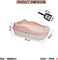 Cat Litter Pan for Small to Medium Cats, Durable plastic and Removable design, 47 cm Cat litter box with Scoop, Enclosed design, High fence and Anti-splash, Pet waste box with Easy to clean (Pink)