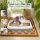 Open top cat litter box with Large size, Durable plastic, Scoop, Removable and Easy to clean, 59 cm Pet Litter tray with High Fence, Splash guard, Enclosed, Portable &amp; Ideal for All size cats, (Grey)