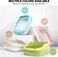 Cat toilet for Large-sized cats, Splash-proof cat litter box with Raised sides, Litter scoop, Sand filter pedal, and Detachable design, Suitable for Indoor/Outdoor use, Easy to clean, 56 cm (White)