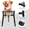 37 cm Metal stand for feeding bowls, Idea for small to large dogs, Raised stand with Width and Height Adjust, Sleek and Durable frame, Non-slip base, Pet friendly and Dog feeding station (Black)