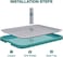 Dog toilet for small to medium dogs, Detachable plastic dog potty trainer with Pee guide post, Grid design, and Portable design, Ideal for Indoor/Outdoor use, 51 cm (Green)